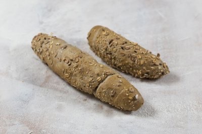 Barna mini magvas kifli